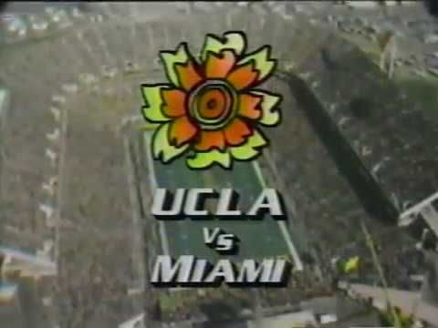 1985 Fiesta Bowl -- UCLA 39 Miami 37