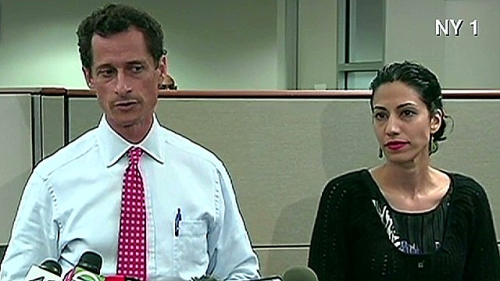 Anthony Weiner apologizes with wife at his side (2013) - Google Search